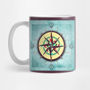 Bright Stripes Compass Mug